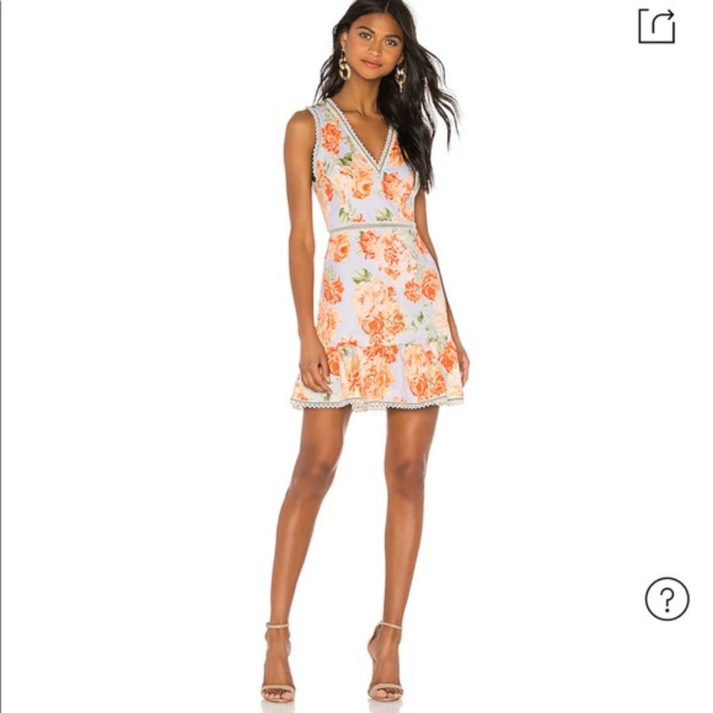 Alice+Olivia Kirean Floral Minidress